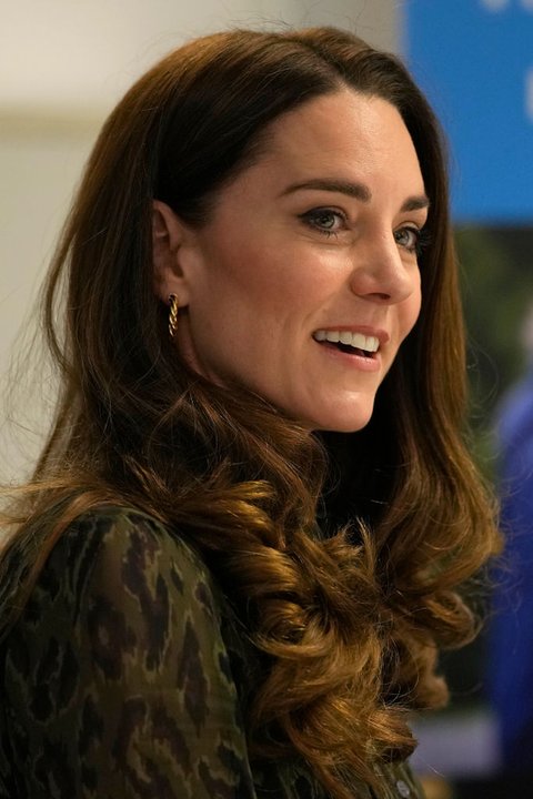 Kate Middleton na spotkaniu z pracownikami i wolontariuszami infolinii "Shout"