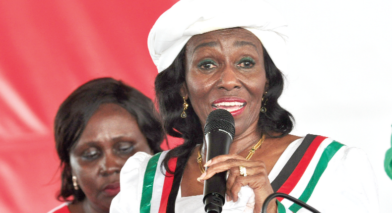 Nana Konadu Agyeman Rawlings of NDP