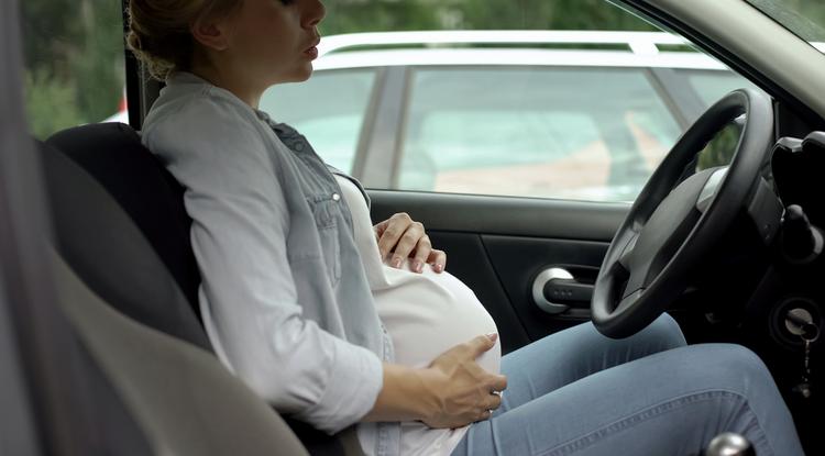 Terhes sofőrnő