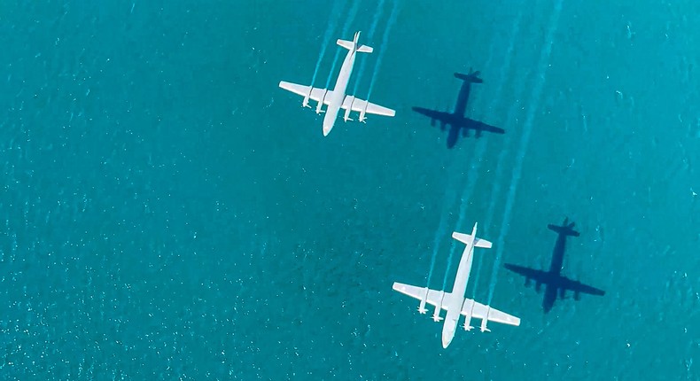 Russian anti-submarine aircraft fly during joint naval and air drills with China in September.Russian Defense Ministry Press Service via AP