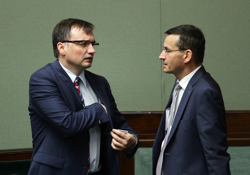 Zbigniew Ziobro i Mateusz Morawiecki