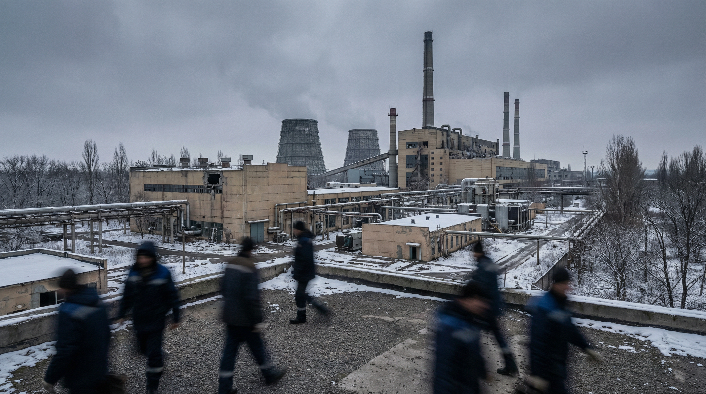 Un drone russe tue trois employés d'une centrale thermique à Sloviansk
