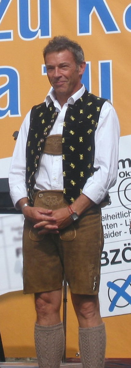Jörg Haider na wiecu wyborczym w 2006 r.