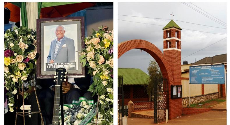 Kato Lubwama's body was supposed to be prayed for at St Matia Mulumba Parish today (2)