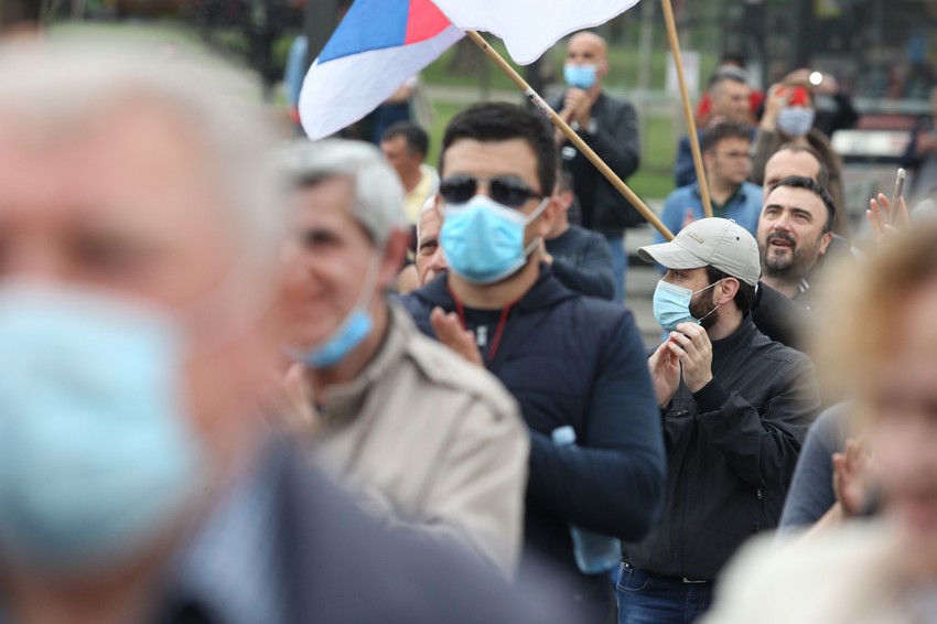 Skupština protest Boško Obradović