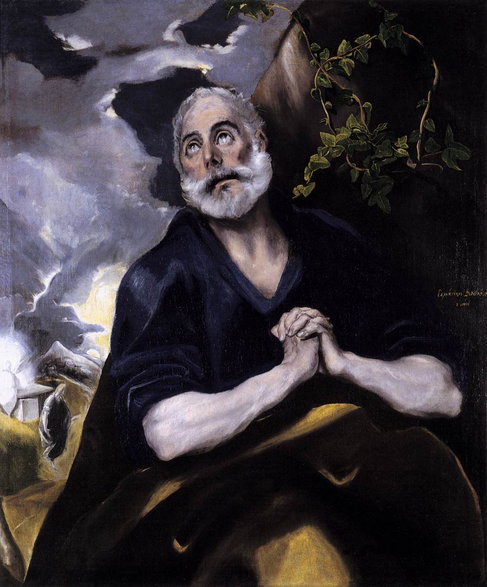 EL Greco, Łzy św. Piotra / wikimedia commons