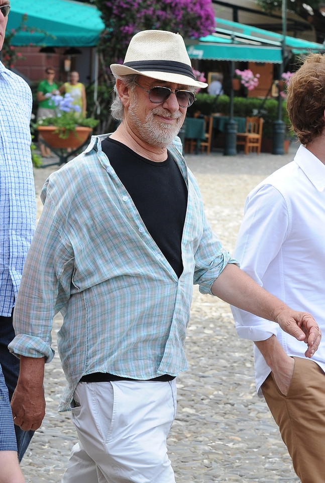 Steven Spielberg z rodziną na wakacjach w Portofino