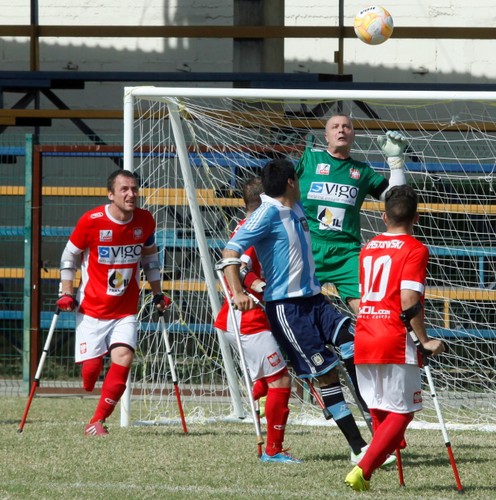 Mecz MŚ Ampfutbolu w Meksyku