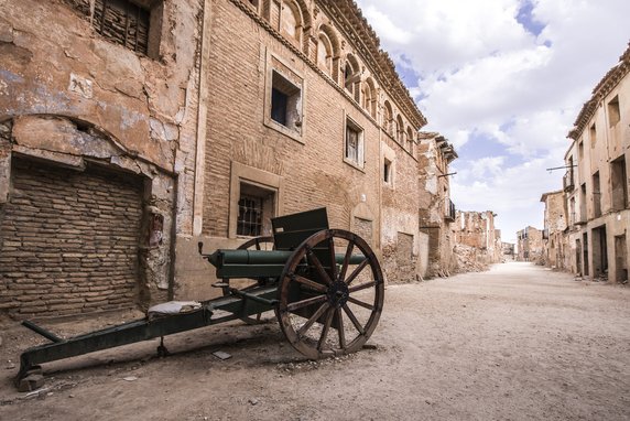 Hiszpańskie miasteczko Belchite