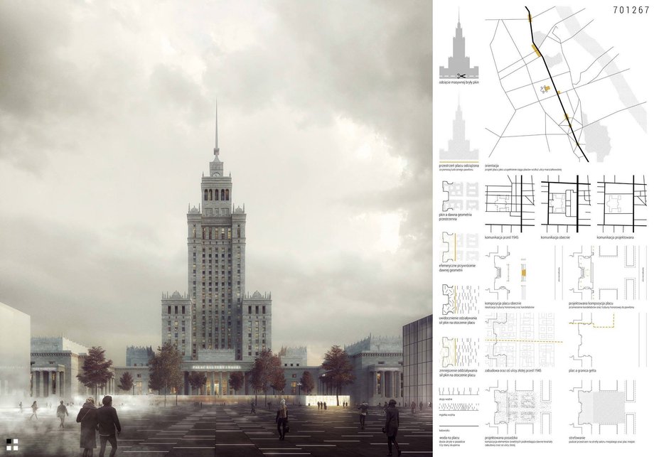 Projekt zagospodarowania Placu Centralnego w Warszawie