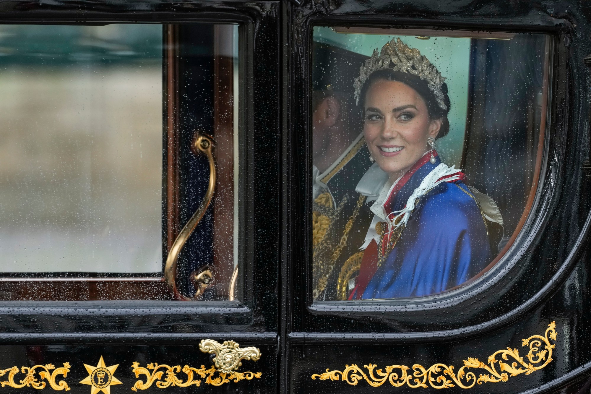 Princezná Kate po korunovácii.