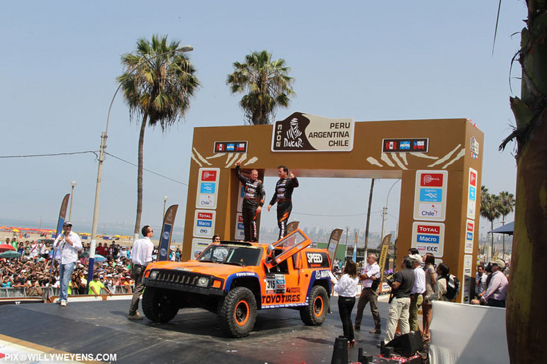 Dakar 2013: Hołowczyc i Przygoński w czołówce (I etap. wyniki, galeria)