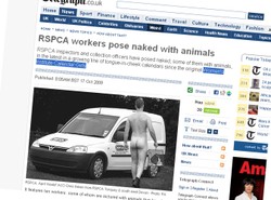 Nadzy strażnicy w szokującym kalendarzu