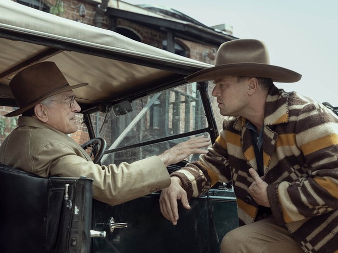 Robert Deniro i Leonardo Di Kaprio u filmu "Killers of the Flower Moon"