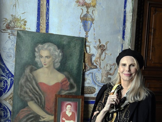 Rita Ludovisi u vili Ludovisi 