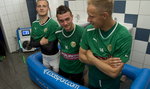 Piłkarze Śląska regenerują się w zimnej wodzie