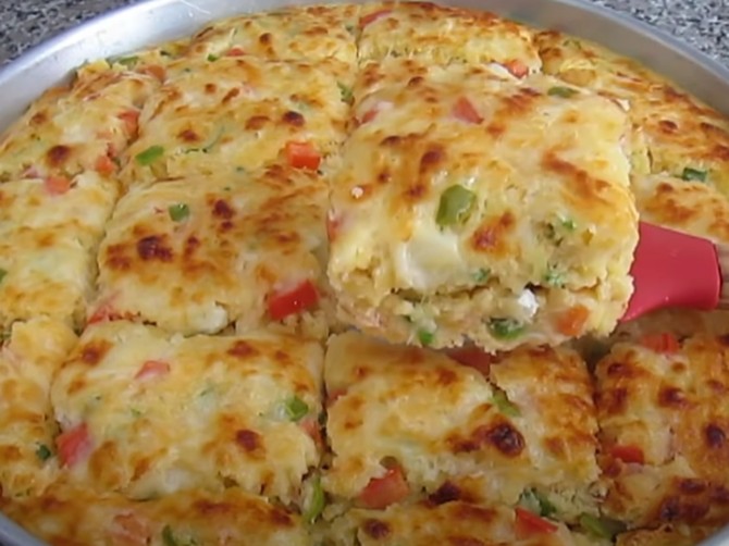 Brza pita od sira i povrća 