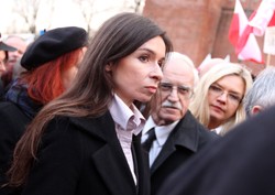 Marta Kaczyńska zniesmaczona kabaretem Stanisława Tyma