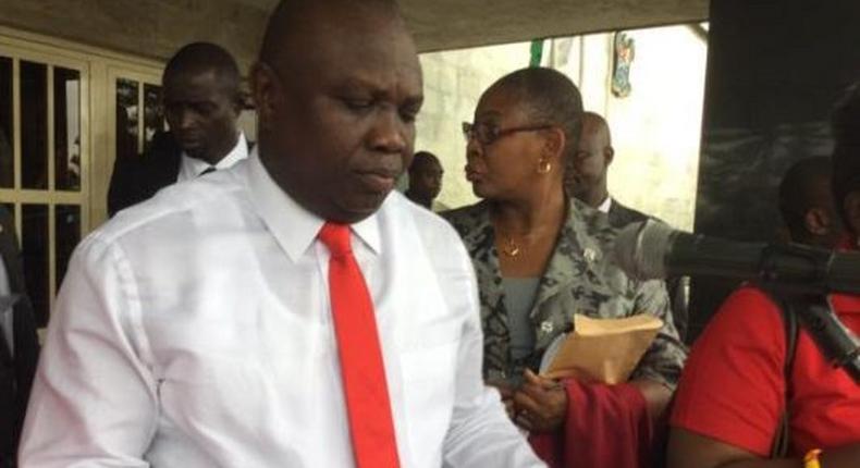 Lagos State Governor, Akinwunmi Ambode meets with Bring Back Our Girls group on August 27, 2015