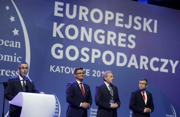 Inauguracja IX Europejskiego Kongresu Gospodarczego w Katowicach, PAP/Andrzej Grygiel