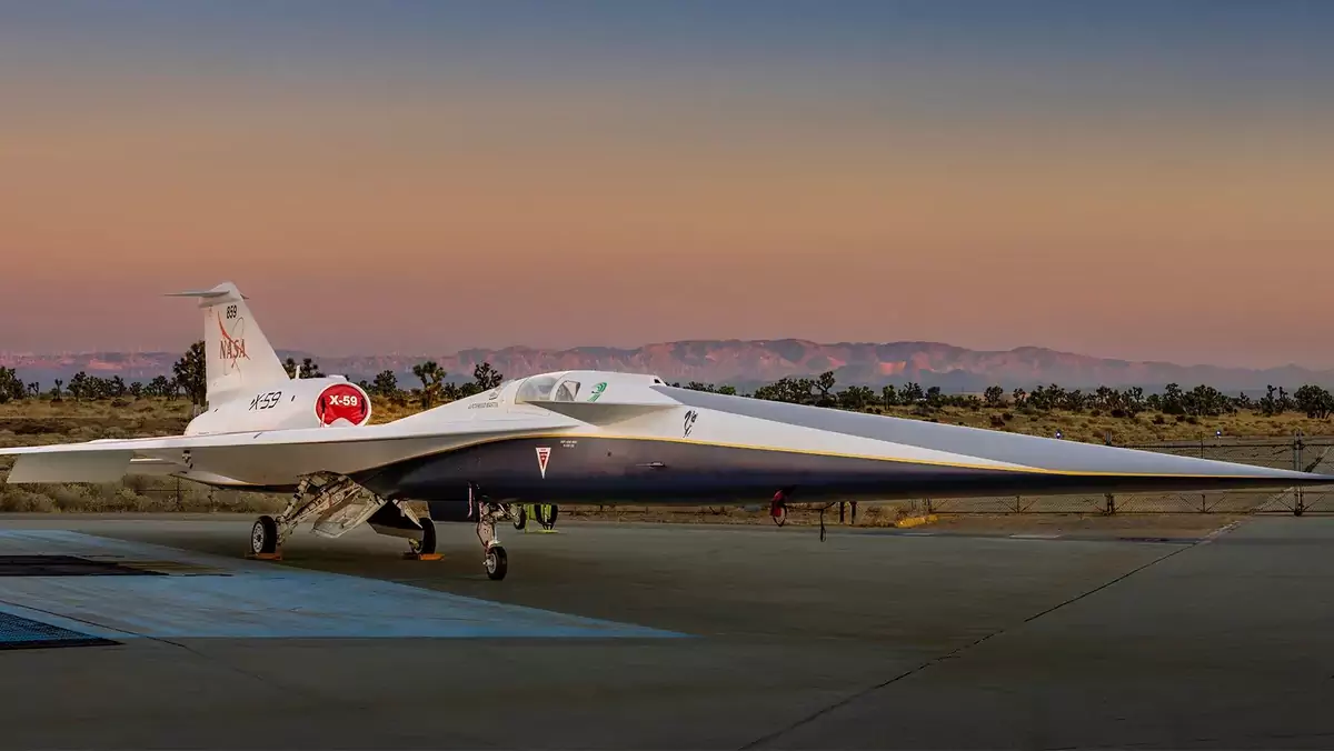 X-59 Quest ma przetrzeć szlak dla nowych pasażerskich samolotów ponaddźwiękowych