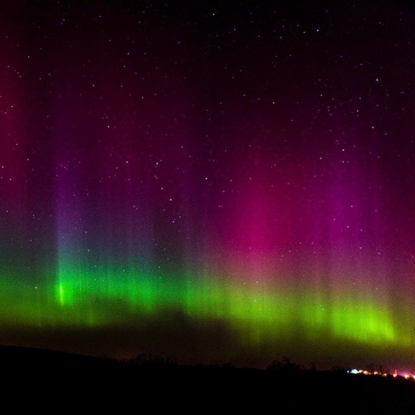 Zorza polarna nad Polską