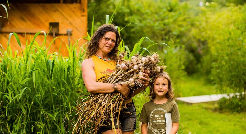 Natalie Bogwalker with her daughter Hazel.Photo courtesy of Wild Abundance.