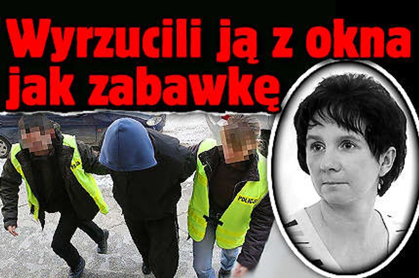 Wyrzucili kobietę przez okno jak zabawkę