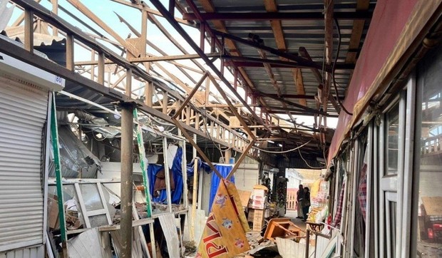 Ruski napad na pijacu u Nikopolju