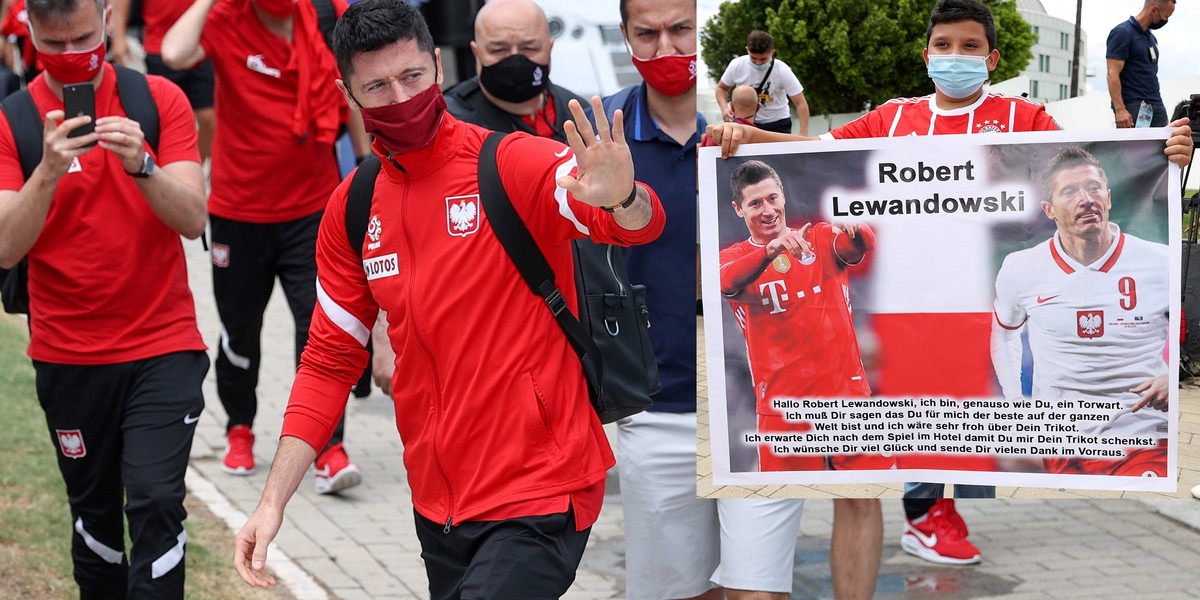 Na Roberta Lewandowskiego czekał wierny fan