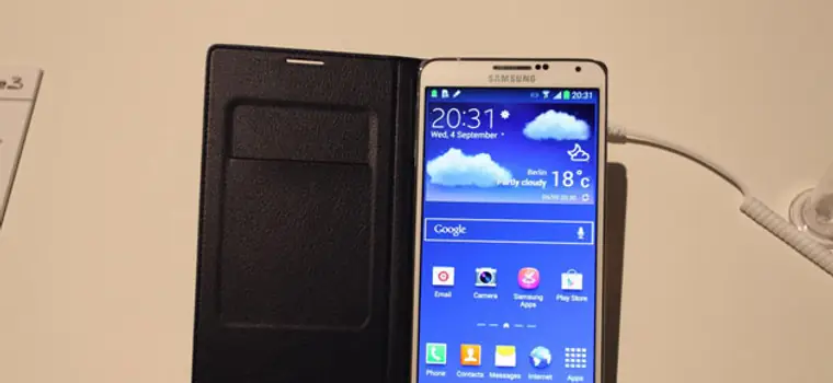 IFA 2013: Samsung Galaxy Note 3 - zdjęcia prosto z targów