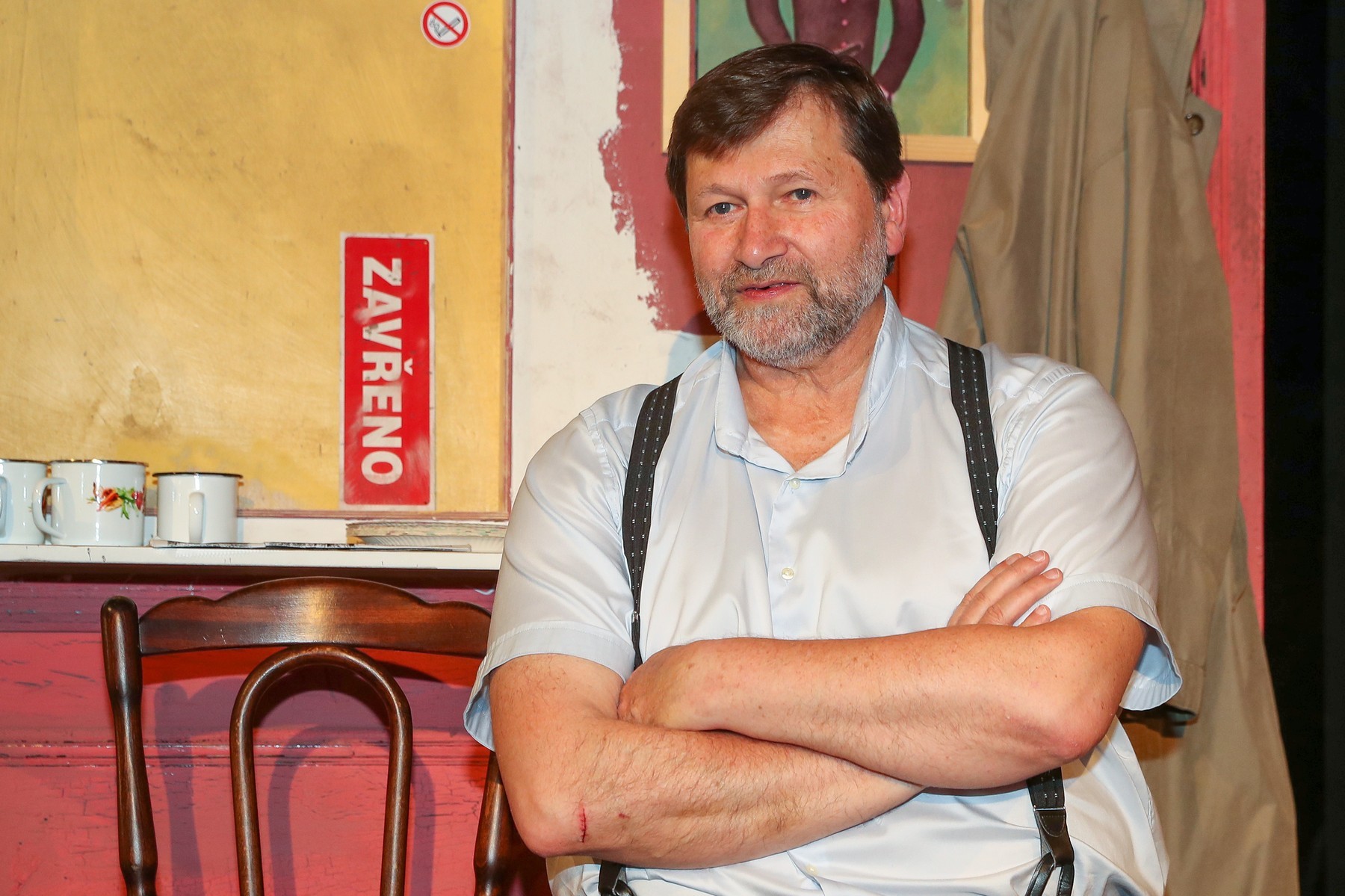 Český herec Jan Hrušinský.