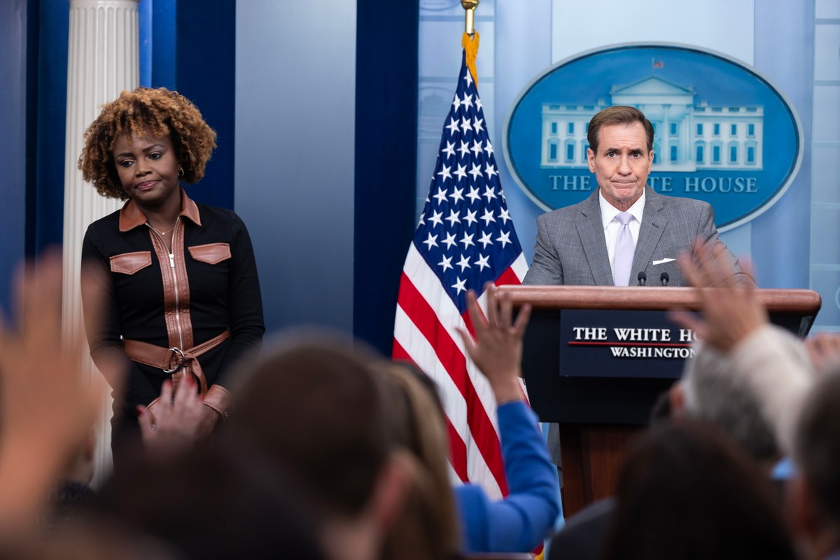 Karine Jean-Pierre i John Kirby