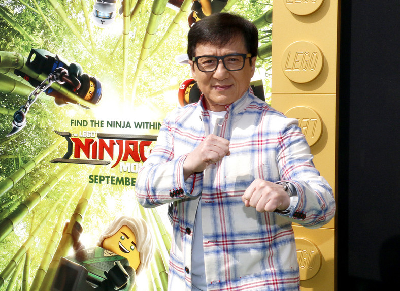 Jackie Chan na premierze filmu "The LEGO Ninjago" (Los Angeles, 16 września 2017 r.)