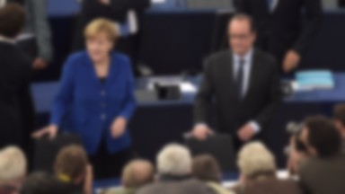 Hollande ostrzega w PE przed "końcem Europy". Merkel: Musimy sprostać wyzwaniom o wymiarze historycznym