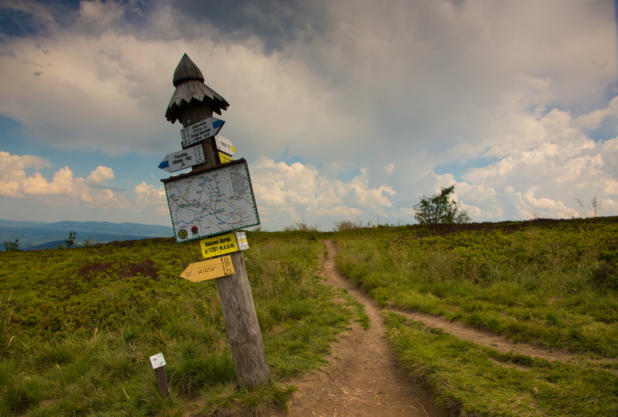 Szlak na Bukowe Berdo, Bieszczady