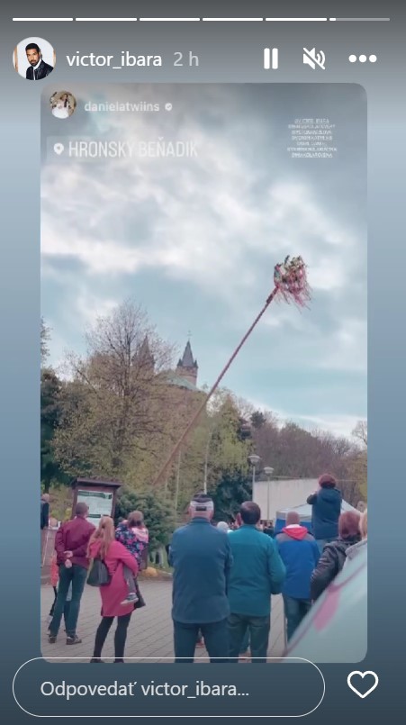 Ibara už absolvoval s Twiinskami prvomájové oslavy.