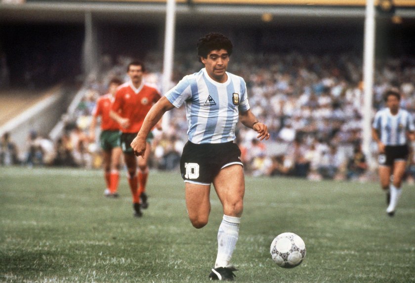 Soccer World Cup 1986: Argentina vs. Bulgaria - Diego Maradona