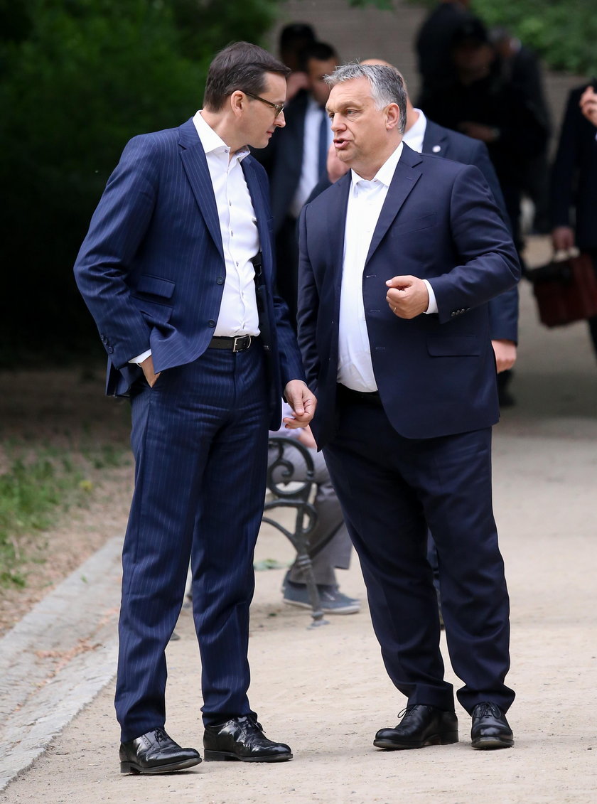 Mateusz Morawiecki i Victor Orban