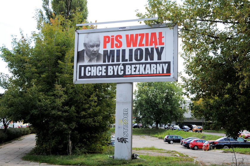 Wściekły Kaczyński na billboardach w całej Polsce!