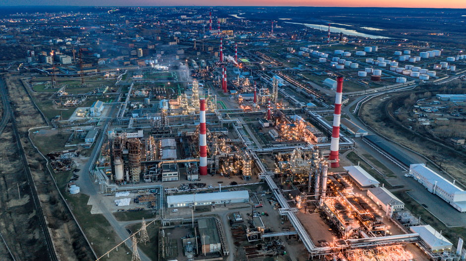 Rafineria w Ufie, Rosja