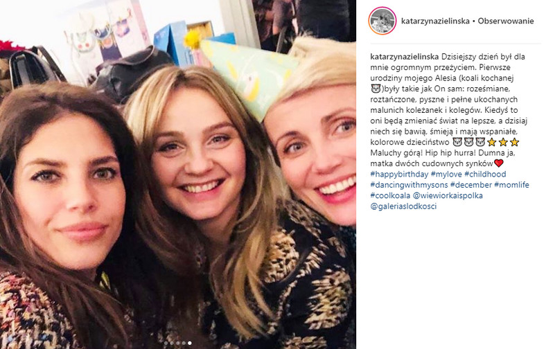 Katarzyna Zielińska na Instagramie