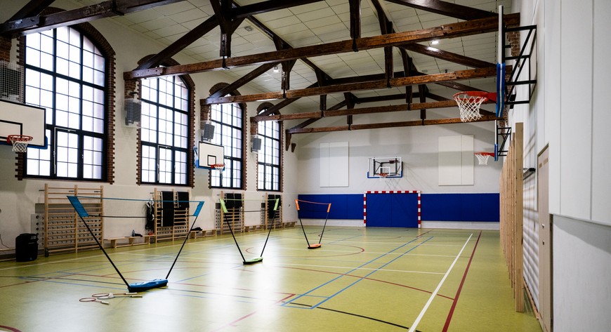 Sala szkoły przy ul. Worcella