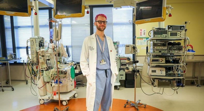 Dr. Blair Peters is a gender-affirming surgeon at OHSU School of Medicine in Oregon.OHSU/Christine Torres Hicks