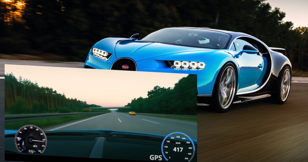 Český milionář v Bugatti Chiron jel po německé dálnici rychlostí přes 400 km/h.  post státního zástupce