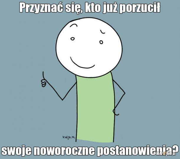 "Nowy rok, nowa ja". Zobacz najlepsze memy o postanowieniach