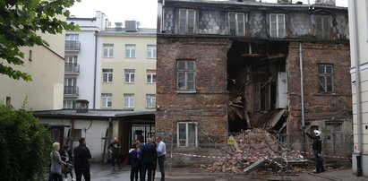 Zawaliła się zabytkowa kamienica w centrum Warszawy