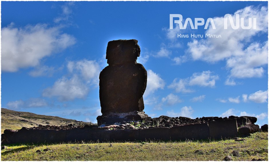 Kamienny moai - Król Hutu Matua