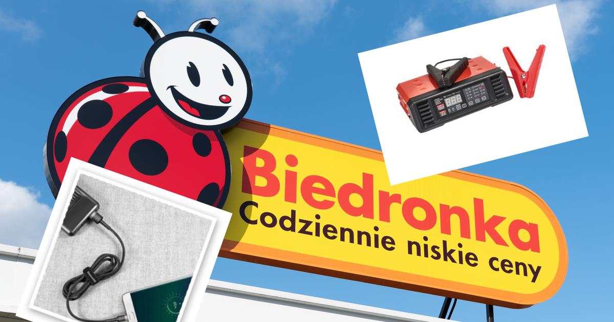 Nowa promocja na elektronikę w Biedronce. Taniej kupimy m.in. ładowarkę  samochodową i prostownik z mikroprocesorem