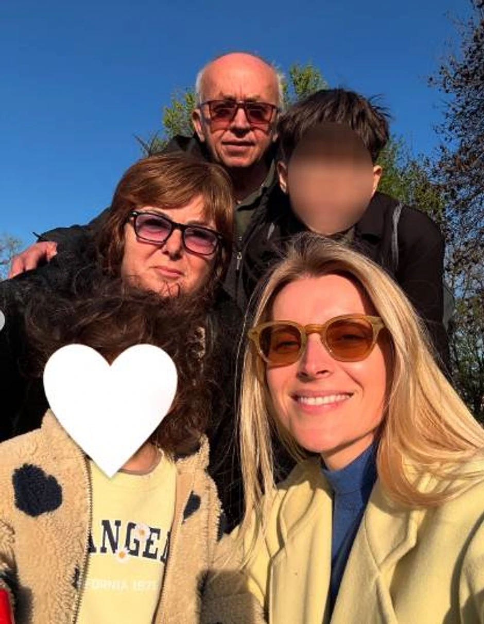 Anđelka Prpić sa porodicom u Požarevcu